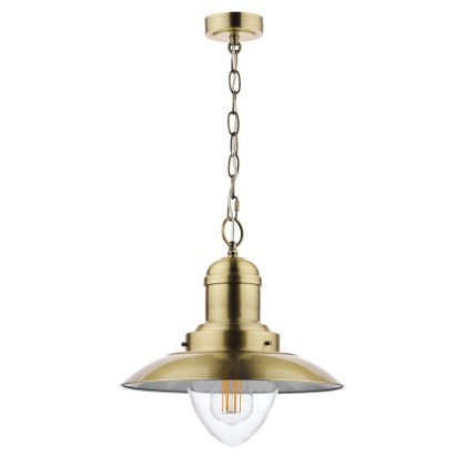 Laura Ashley - Corbridge Pendant Antique Brass
