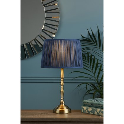 Laura Ashley - Corey Antique Brass Candlestick Table Lamp Base Only