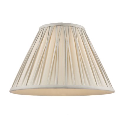 Laura Ashley - Fenn Silk Shade Silver 35 (14 inch) Laura Ashley - Fenn Silk Shade Silver 35 (14 inch)