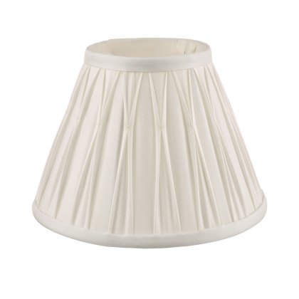 Laura Ashley - Fenn Silk Shade White (8 inch) Laura Ashley - Fenn Silk Shade White (8 inch)