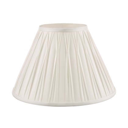 Laura Ashley - Fenn Silk Shade White (16 inch)