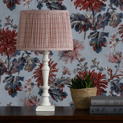 Laura Ashley - Gwendolen Pink Pattern Cotton Shade (12 inch)
