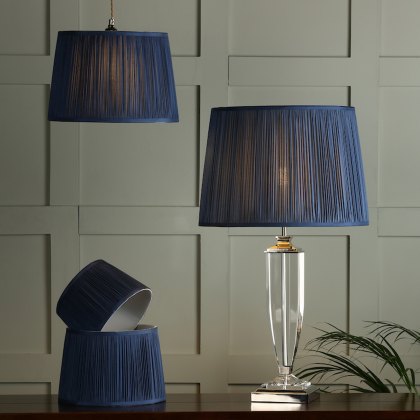 Laura Ashley - Hemsley Silk Shade Blue (16 inch)