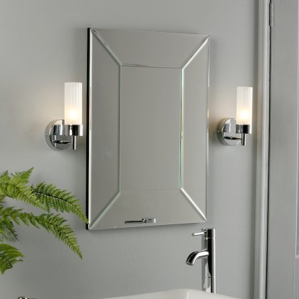Laura Ashley - Howard Bathroom Wall Light Polished Chrome IP44