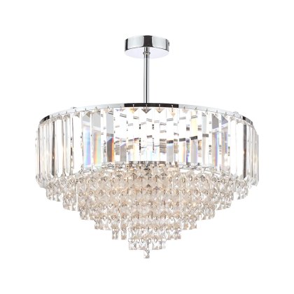 Laura Ashley - Vienna 5lt Semi Flush Crystal Polished Chrome Laura Ashley - Vienna 5lt Semi Flush Crystal Polished Chrome
