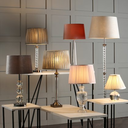Laura Ashley - Meredith Small Table Lamp Cut Glass (Base Only)