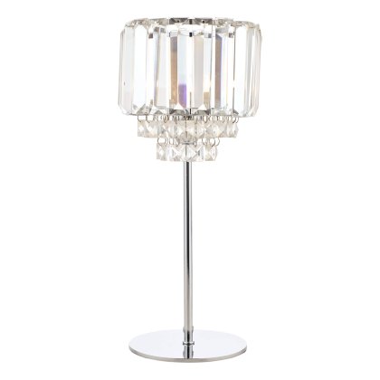 Laura Ashley - Vienna Table Lamp Crystal Polished Chrome Laura Ashley - Vienna Table Lamp Crystal Polished Chrome