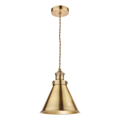 Laura Ashley - Rufus Pendant Antique Brass Laura Ashley - Rufus Pendant Antique Brass