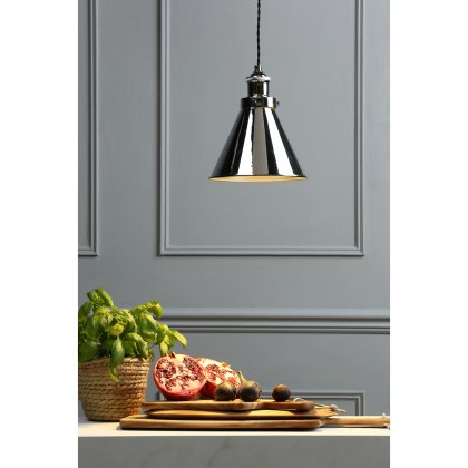 Laura Ashley - Rufus Pendant Polished Chrome