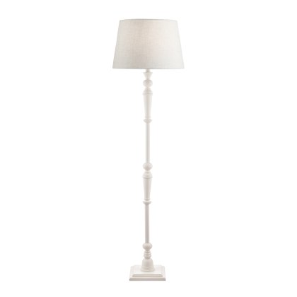 Laura Ashley - Tate Wooden Floor Lamp Off White (Base Only) Laura Ashley - Tate Wooden Floor Lamp Off White (Base Only)