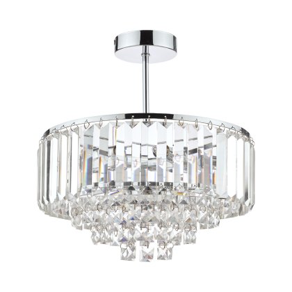 Laura Ashley - Vienna 3 Light Flush Ceiling Light