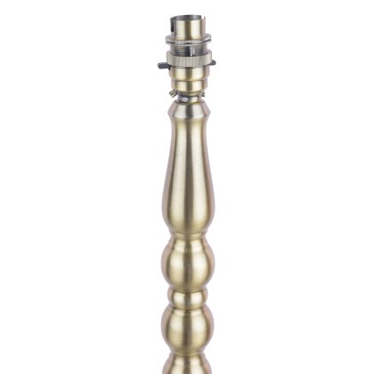Laura Ashley - Corey Floor Lamp Antique Brass Base Only