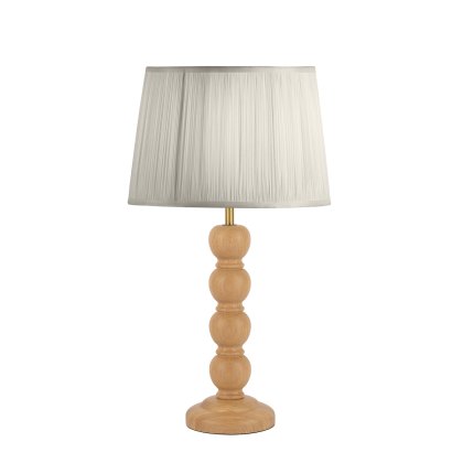 Laura Ashley - Maria Table Lamp Wood Antique Brass (Base Only)