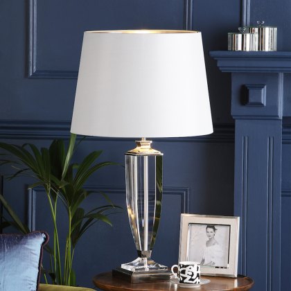 Laura Ashley - Emyr Silk Tapered Drum Shade Cream
