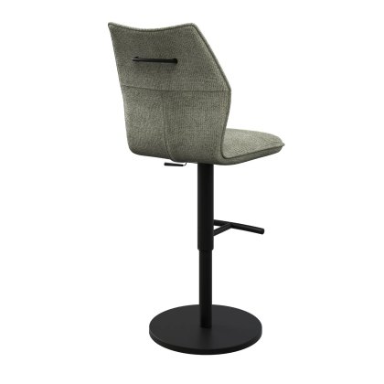 Rome - Bar Stool (Green Fabric)