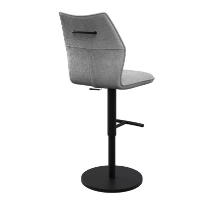 Rome - Bar Stool (Grey Fabric)