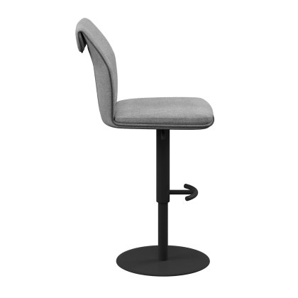 Venice - Bar Stool (Grey Fabric)