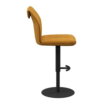 Venice - Bar Stool (Mustard Fabric)