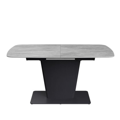 Florence - Large Extending Dining Table (Light Grey Ceramic)
