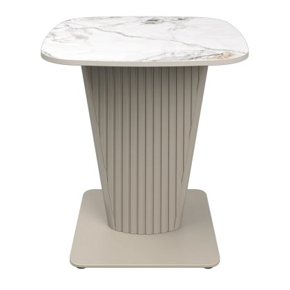 Florence - Side Table (White Ceramic)