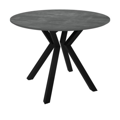 Sardinia - Round Dining Table (Ceramic Look Grey)