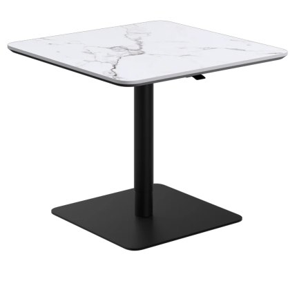 Sardinia - Bistro Bar Table (Marble Look White)
