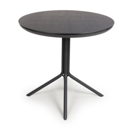 New Orleans - Round Table (Black Ash 80cm)