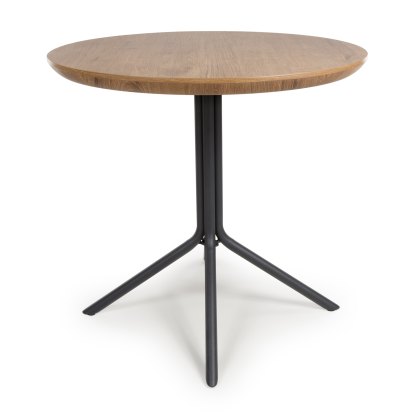 New Orleans - Round Table (Rustic Oak 80cm)