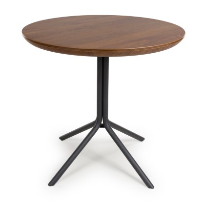 New Orleans - Smoked Oak Round Table (80cm)