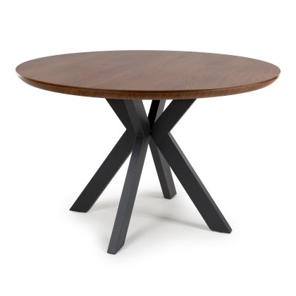 New Orleans - Round Table (Smoked Oak 120cm)