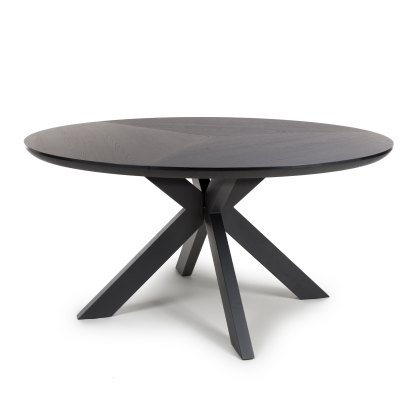 New Orleans - Round Table (Black Ash 150cm)