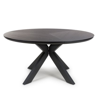 New Orleans - Round Table (Black Ash 150cm)