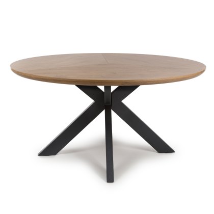 New Orleans - Round Table (Rustic Oak 150cm)