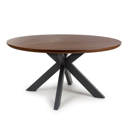 New Orleans - Smoked Oak Round Table (150cm)