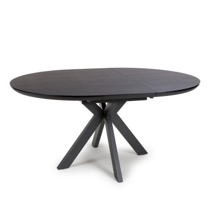 New Orleans - Extending Round Table (Black Ash)