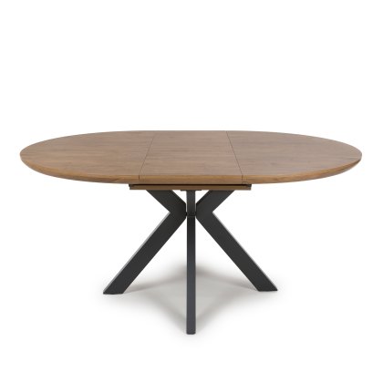 New Orleans - Extending Round Table (Rustic Oak)