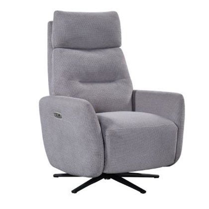 Nashville - Power Swivel Recliner Chair (Pewter)