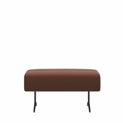 Stressless Stella Quickship - Large Ottoman (Paloma Copper/Matt Black) Stressless Stella Quickship - Large Ottoman (Paloma Copper/Matt Black)