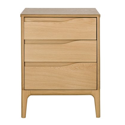 Ercol Rimini - 3 Drawer Bedside Cabinet