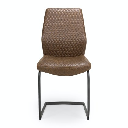Charlie - Dining Chair (Antique Brown Fabric)