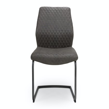 Charlie - Dining Chair (Grey Fabric)