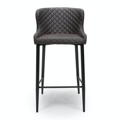 Charlie - Bar Stool (Grey Fabric) Charlie - Bar Stool (Grey Fabric)