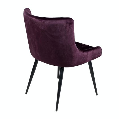 Malmo - Dining Chair (Mulberry Velvet)