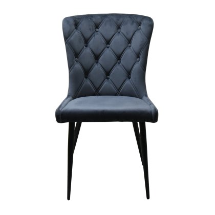 Merlin - Dining Chair (Grey Fabric)