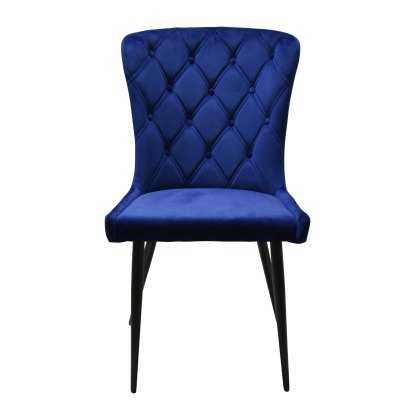 Merlin - Dining Chair (Navy Fabric)