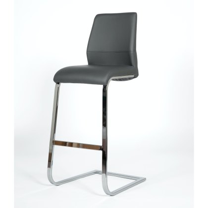 Seattle - Bar Stool (Grey PU)