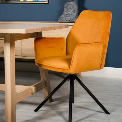 Uno - Dining Chair (Burnt Orange)
