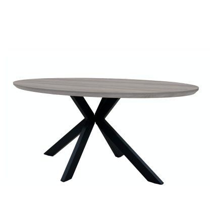 Prescot - Oval Dining Table 180cm (Grey)
