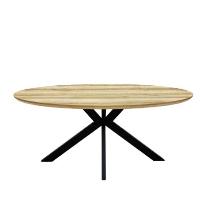 Prescot - Oval Dining Table 180cm (Oak)