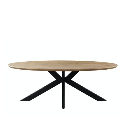 Prescot - Oval Dining Table 220cm (Oak)